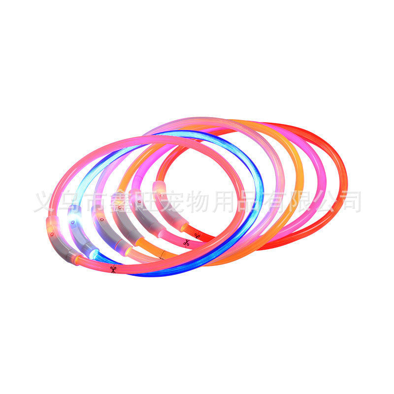 USB Rechargeable LED Dog Collar