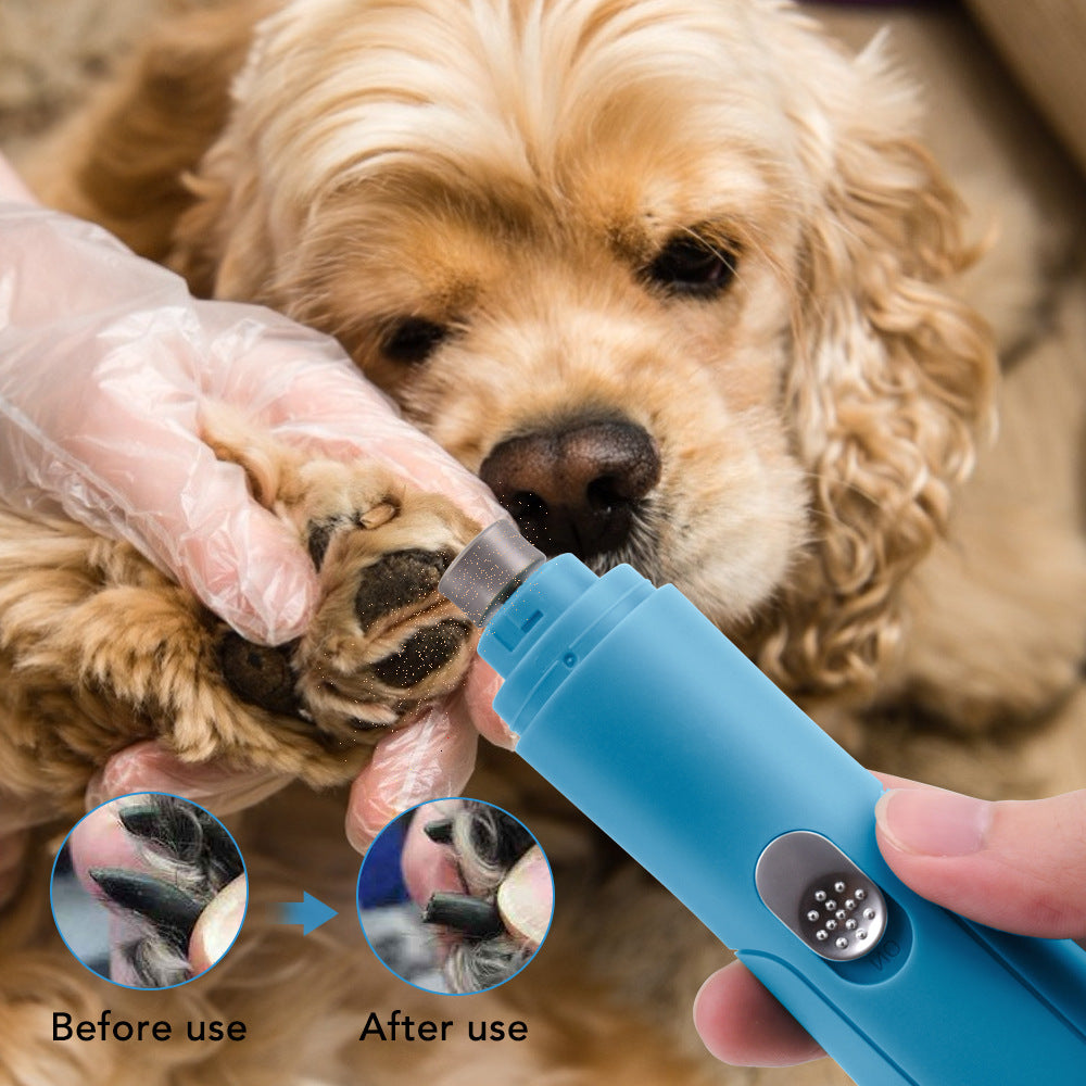 Rechargeable Pet Nail Grinder & Grooming Kit