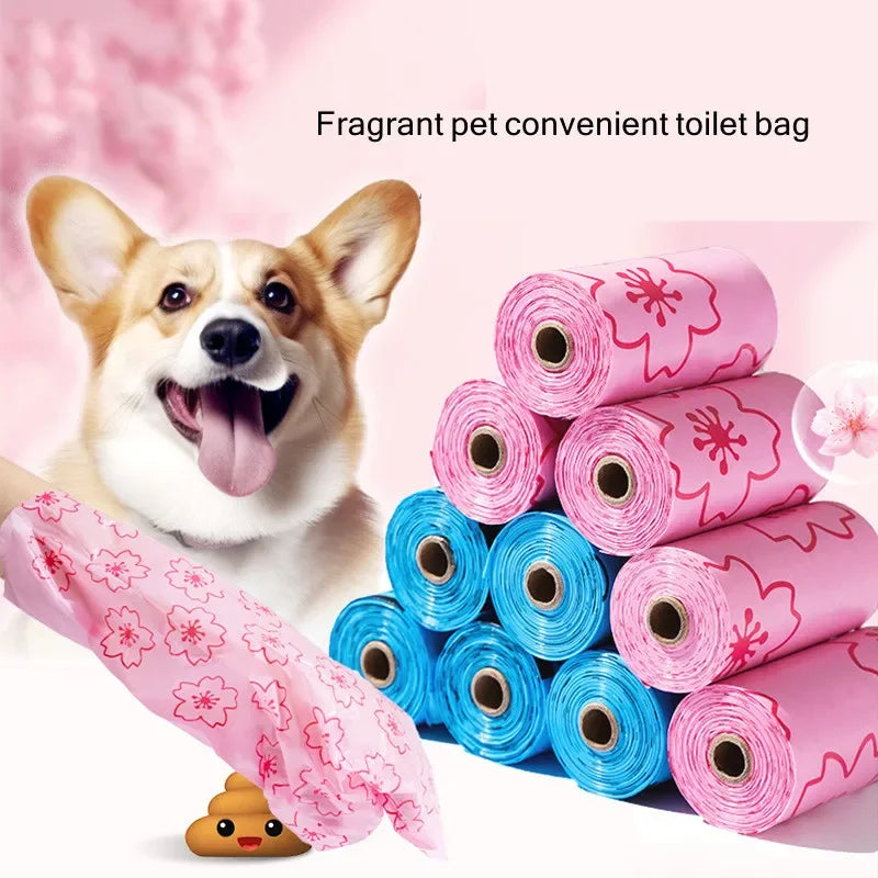 Dog Poop Bag Dispenser with 2 Rolls