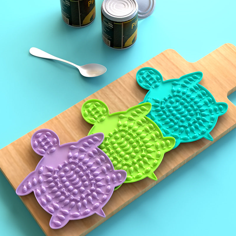 Turtle Slow Feeder Lick Mat for Dogs