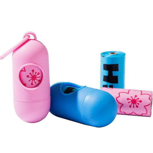 Dog Poop Bag Dispenser with 2 Rolls