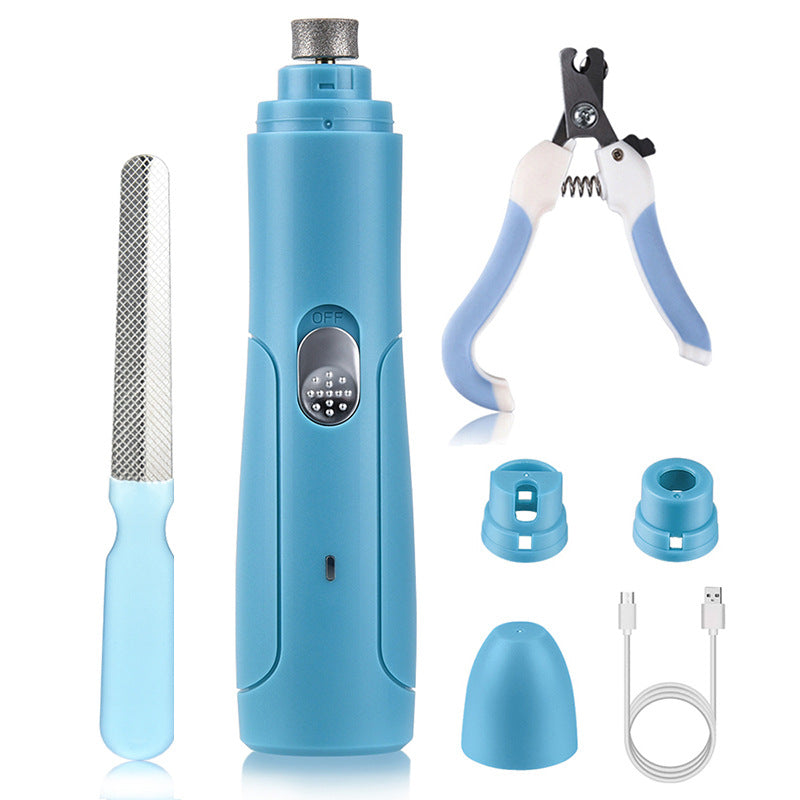 Rechargeable Pet Nail Grinder & Grooming Kit