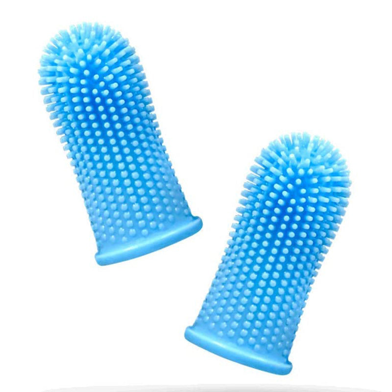 Silicone Dog Finger Toothbrush with Storage Case